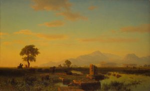 Ruiny Paestum, 1858